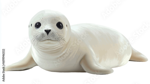 White Seal Pup Figurine