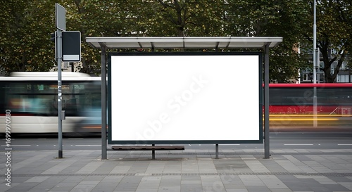 Urban Canvas: Blank Billboard