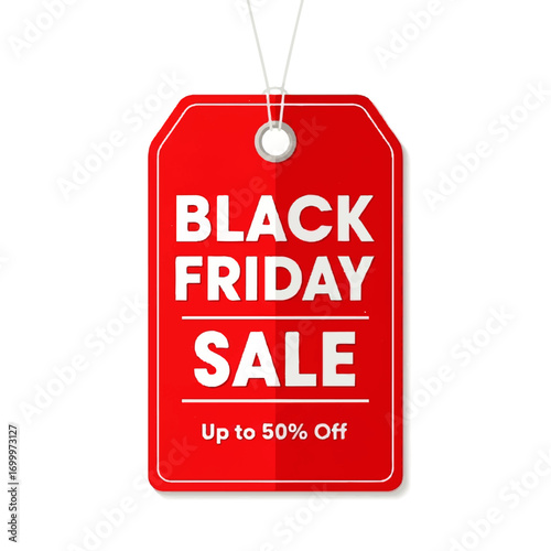 Black Friday Sale Up to 50% Off - Red Tag Design