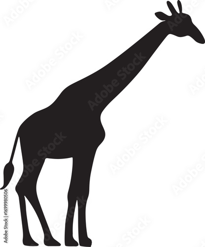 giraffe silhouette vector