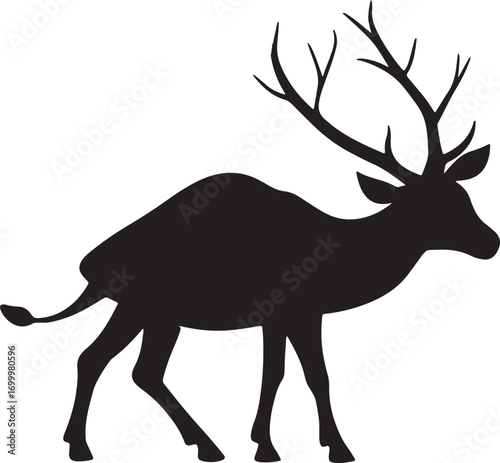 deer silhouette vector