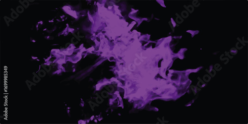 Warm dark porple background with relief black material surface.clouds isolated on black background, mist or fog on black. natural background. white crystalline powder on a black background.