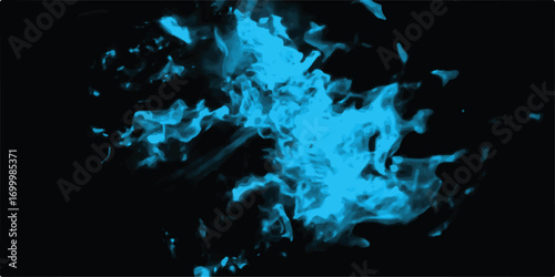 Warm dark blue background with relief black material surface.clouds isolated on black background, mist or fog on black. natural background. white crystalline powder on a black background.