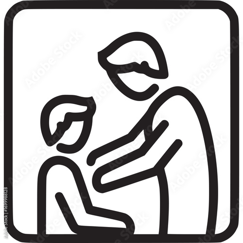 A doctor examining a child, isolated on white background a symbol of pediatric care, medical checkups, and the importance of childrens health and wellbeing