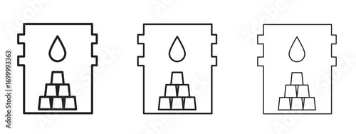 Commodity icon with outline style, vector illustration designs