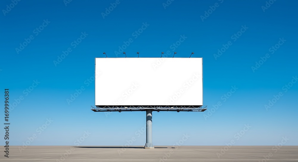 Obraz premium Blank Canvas, Azure Sky