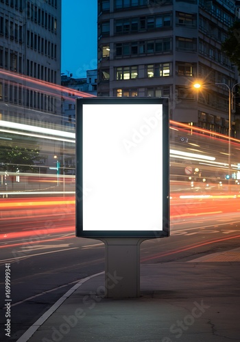 Urban Canvas: Night Lights Blur