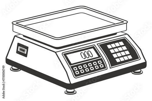 Digital Weighing Scale Electronic Device.