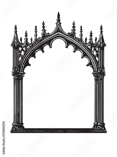 ornate picture frame, gothic frame grunge classic tribal frame