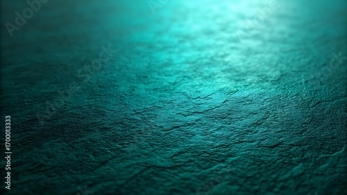 Teal Textured Background: Abstract Dark Green Stone Surface, Moody and Serene.