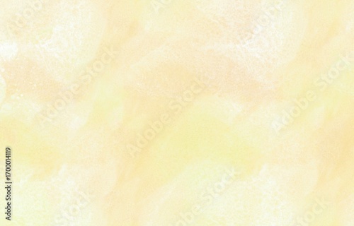 淡いベージュイエローの和紙風アルコールインクアート抽象テクスチャ背景素材