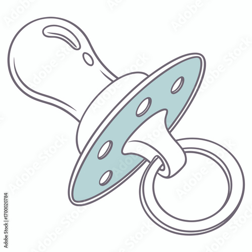 Vector illustration of a cute cartoon sea animal, such as a fish, dolphin, or whale, swimming in the ocean