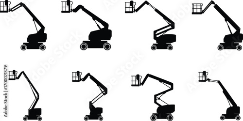 Boom lifts, aerial work platforms, cherry pickers, telescopic boom lift, articulating boom lift, construction equipment, maintenance platform, height access, safety lifting equipment,