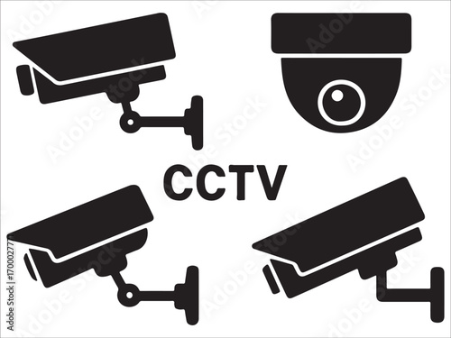 Security camera icon vector illustration