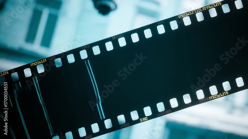 VFX visualization film defects stylized interference, flickering, scan lines as in video surveillance.