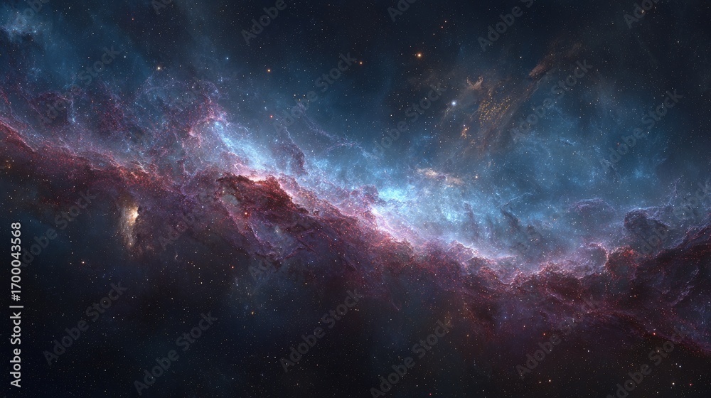 Fototapeta premium Colorful Nebulae In Deep Space