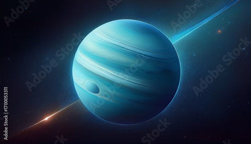 uranus planet in space