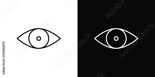 Show icon pictogram on White Background Editable Stroke.