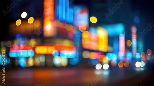 Wallpaper Mural Warm abstract city lights create a dreamy urban nightscape with soft gradient tones. Torontodigital.ca