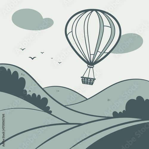 hot air balloon