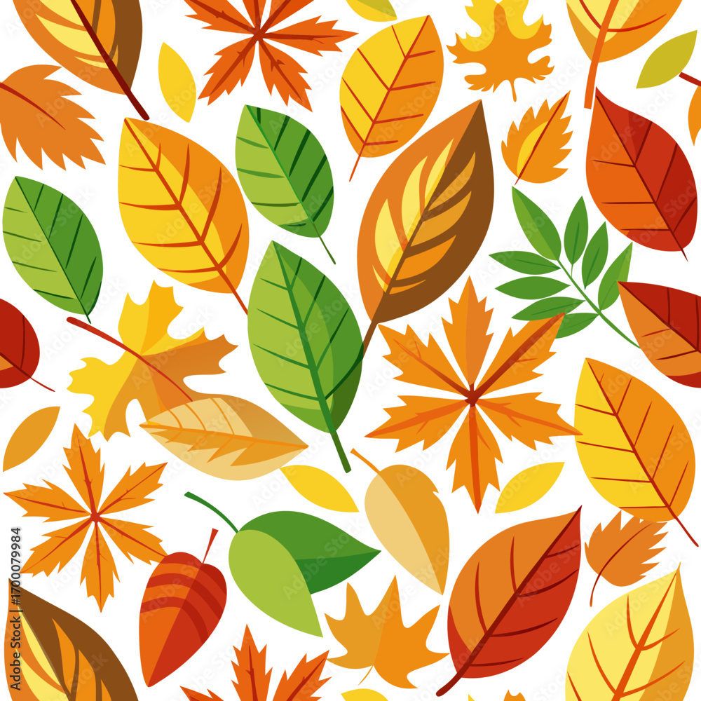 Obraz premium Autumn Abstract Pattern Vector