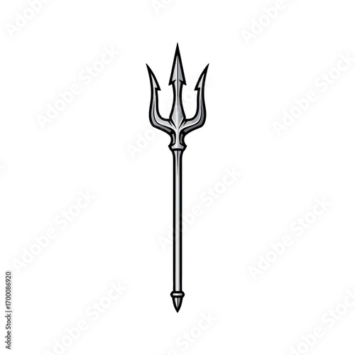 trident stick on white background
