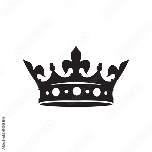 crown icon vector illustration
