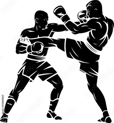 "Muay Thai Combat Clash"  Kickboxing  Graphics