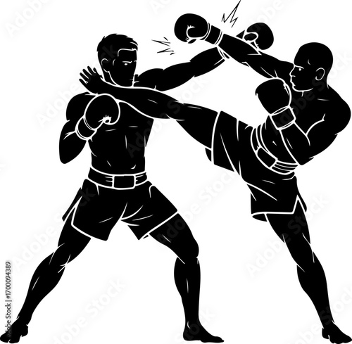 "Muay Thai Combat Clash"  Kickboxing  Graphics