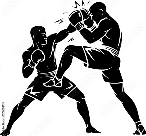 "Muay Thai Combat Clash"  Kickboxing  Graphics