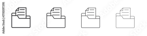 Store files icons for graphic and web design.