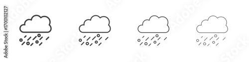 Hail icons for graphic and web design.