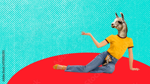 Foto Creative collage template