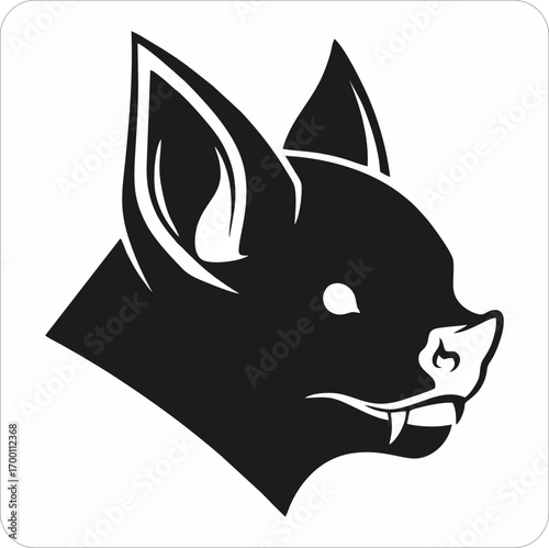 black cat head