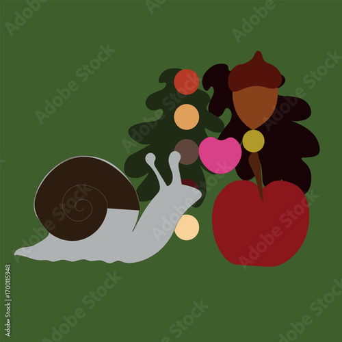 autumn vibe themed cute drawings
