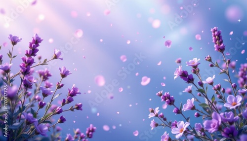 aqua lavender flow theme with light cyan merging with violet haze, soft violet aqua mist, floating lavender sparkles, seamless radiant backdrop, soft and dreamy