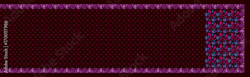 abstract saree purple background with lines