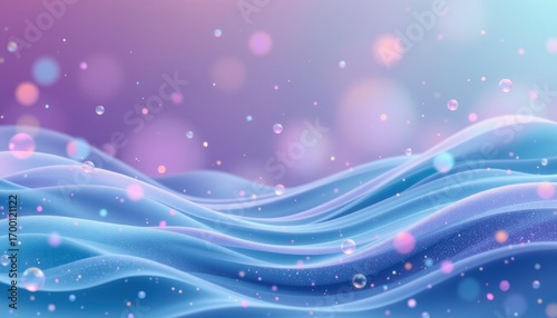aqua lavender flow theme with light cyan merging with violet haze, subtle aqua to purple gradient, tiny pastel sparkles, wide dreamy panorama, peaceful and elegant