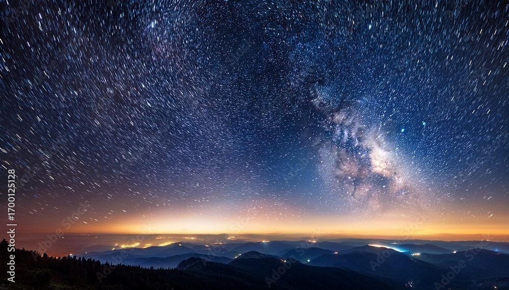 Fototapeta premium Cosmic Starry Night Sky