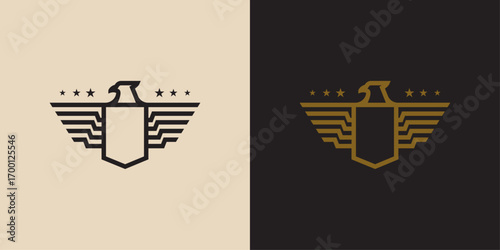 EAGLE AND SHIELD LOGO