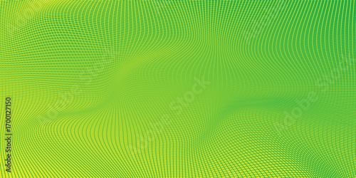 Dots halftone yellow green color pattern gradient texture background.