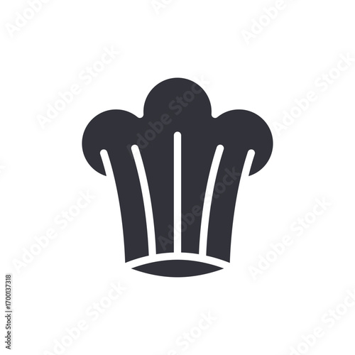 Stylized Culinary Toque Symbolizing Gastronomy Skills And Professional Kitchen Expertise