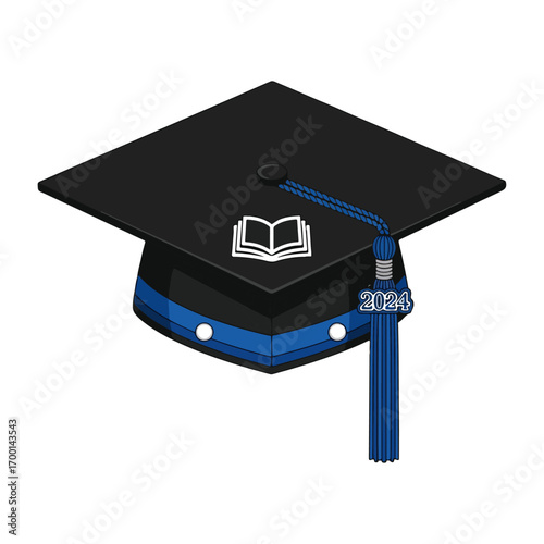 Graduation Cap With Tassel Illustration