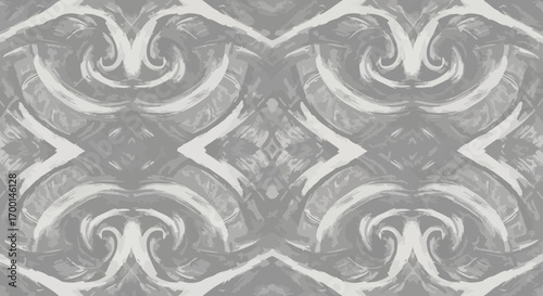 Elegant gray and white abstract pattern design for sophisticated backgrounds