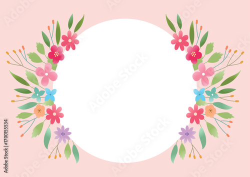 Flower and leaf fringes, plants, floral