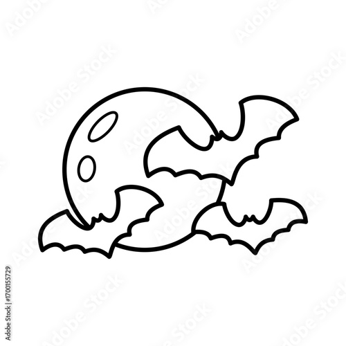 Bat Icon Vector