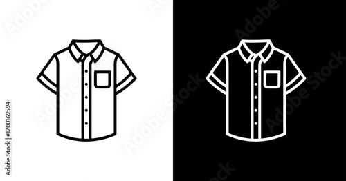 Shirt Icon Set Multiple Style Collection