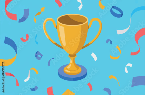 gold trophy cup