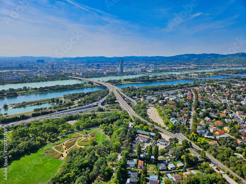 Foto Wien, Österreich, Blick vom Donauturm