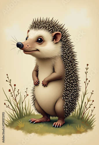 hedgehog in forest